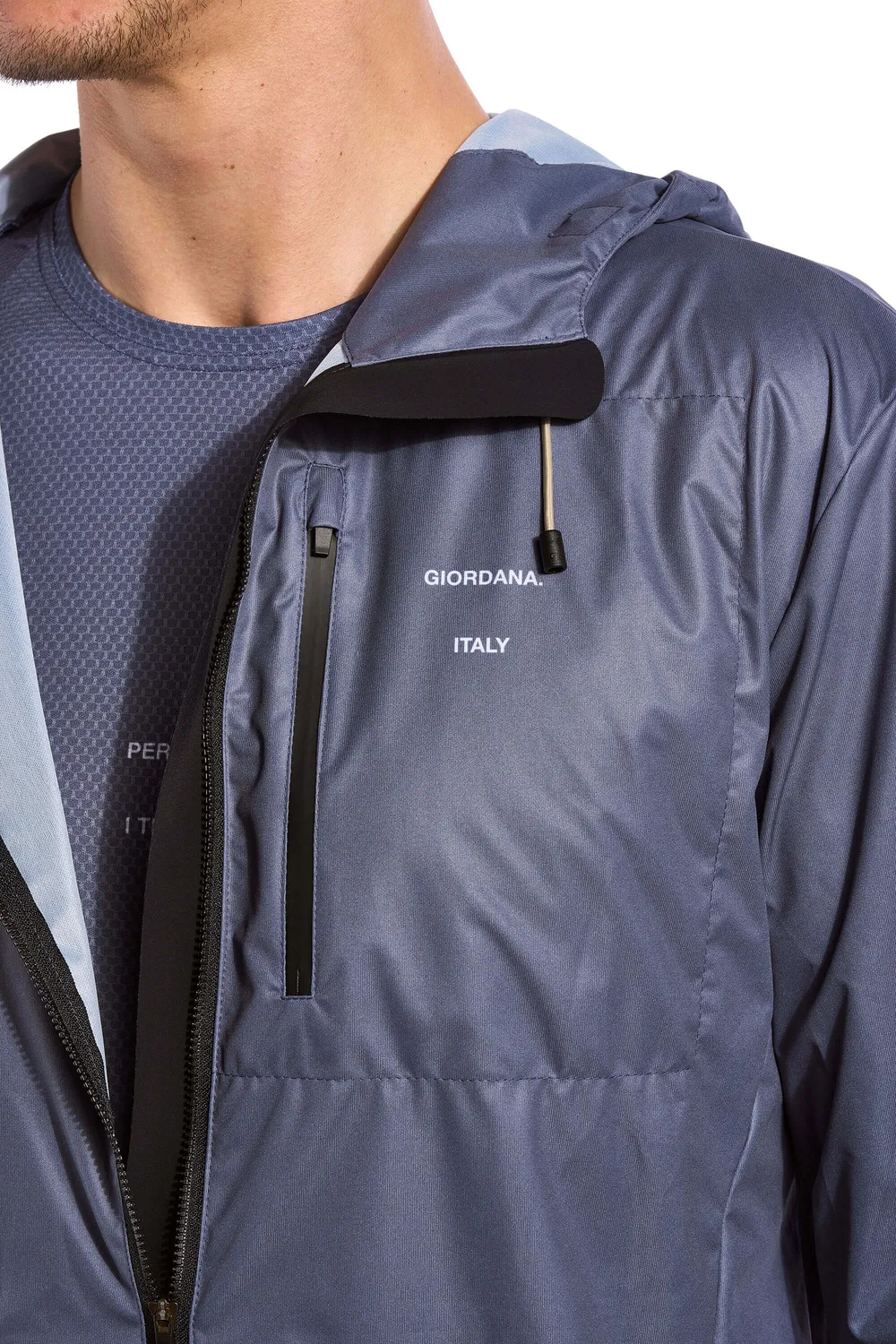Giordana Jimmy vindjacka unisex blå packbar
