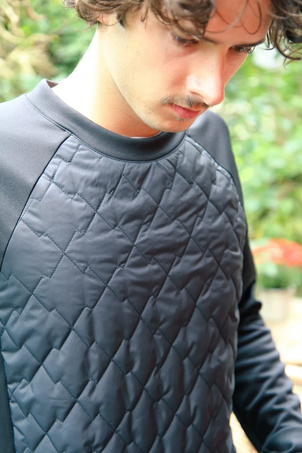 Zimtstern Spinz Hybrid Sweater hybridtröja herr vadderad