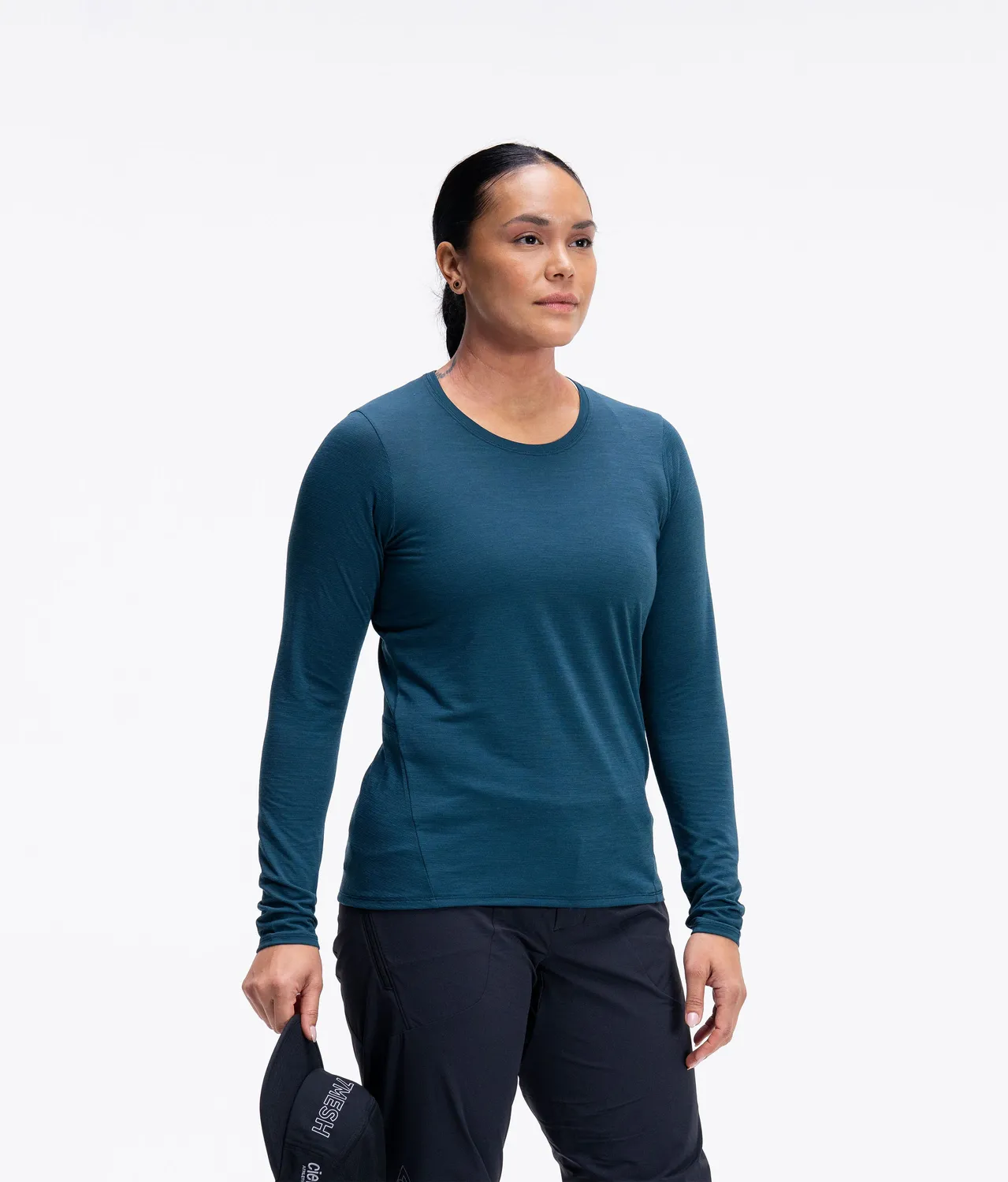 7MESH Desperado Merino Long Sleeve tröja Deep Sea merino