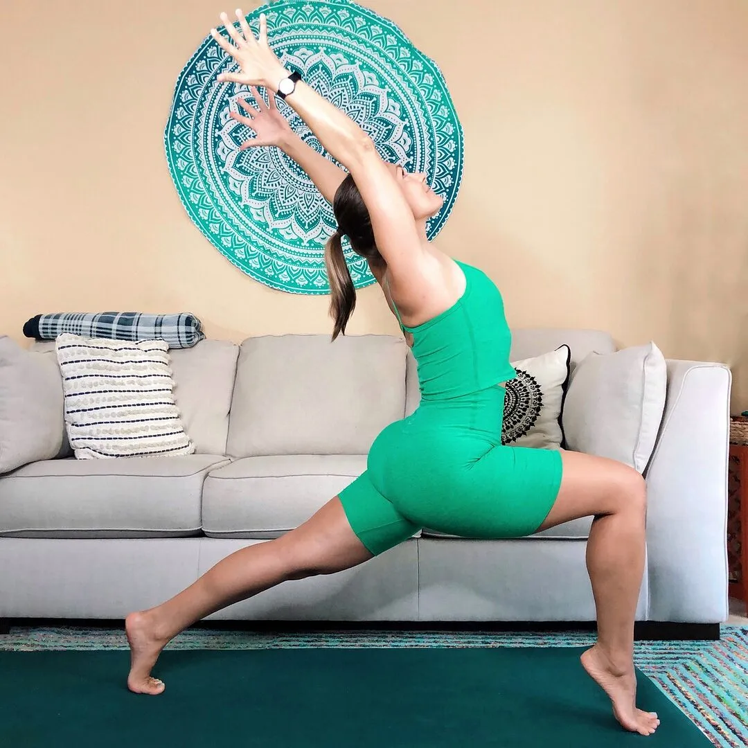 Beyond Yoga Spacedye Keep Pace 7 shorts marinblå hög midja