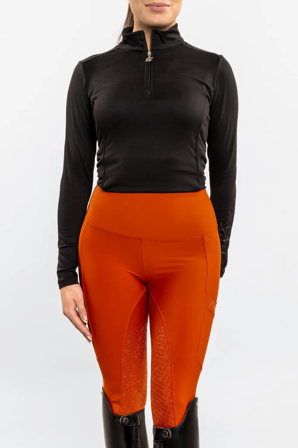 ZacZess Ohio ridleggings rostorange mobilfickor