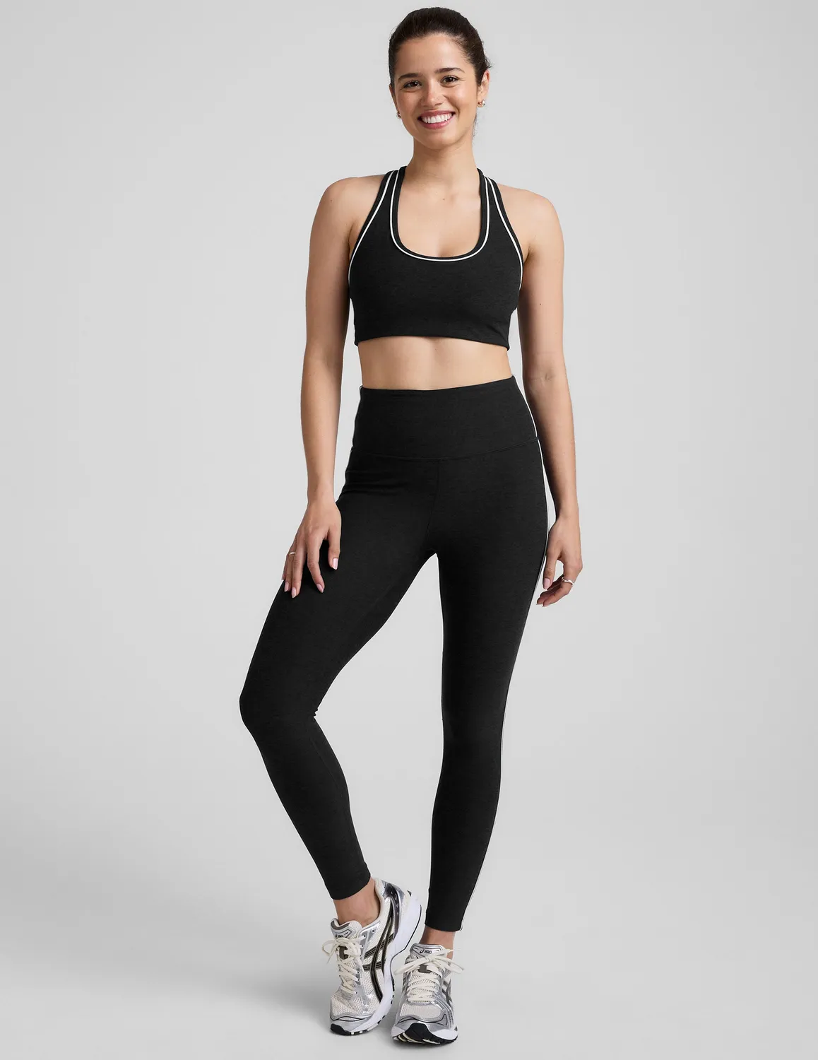 Beyond Yoga Spacedye Ready sportbh Darkest Night svart