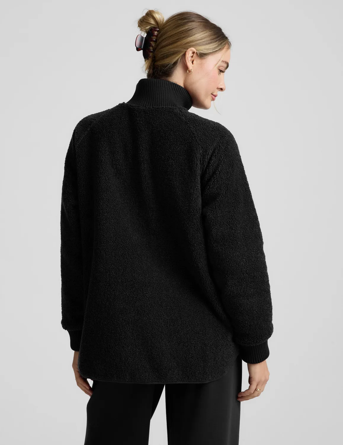 Beyond Yoga 2-Way Quilted Jacket vändbar jacka svart