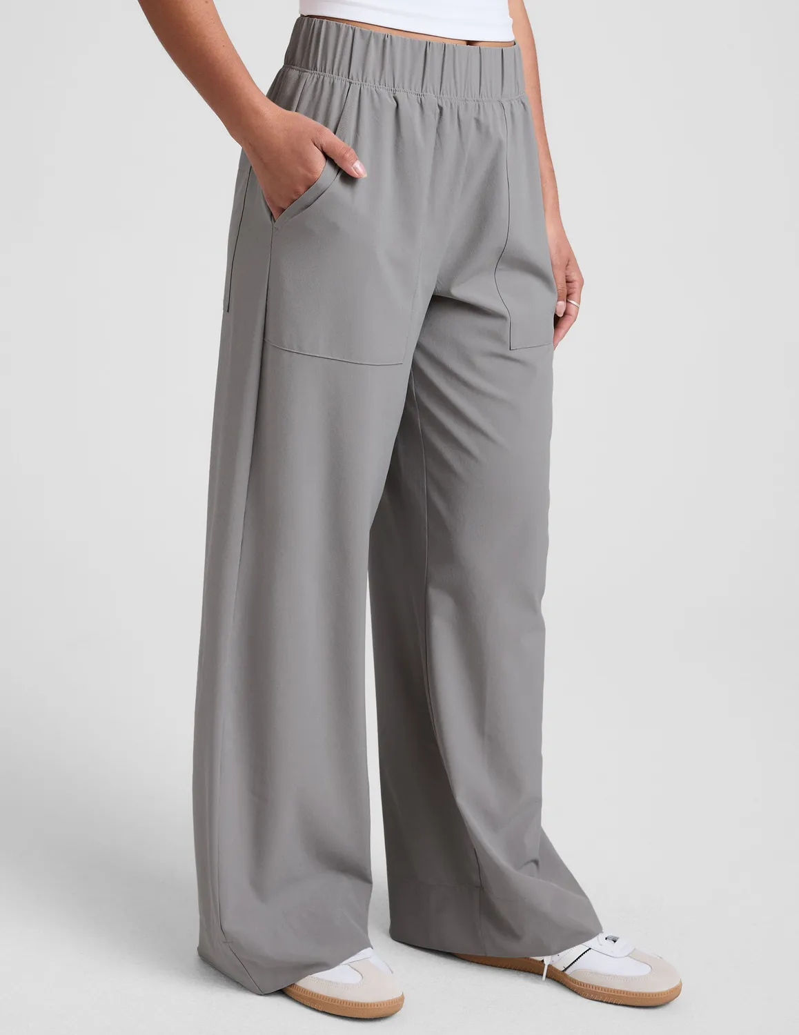 Beyond Yoga Easy Wide Leg Pant 31" byxor Mist lätta