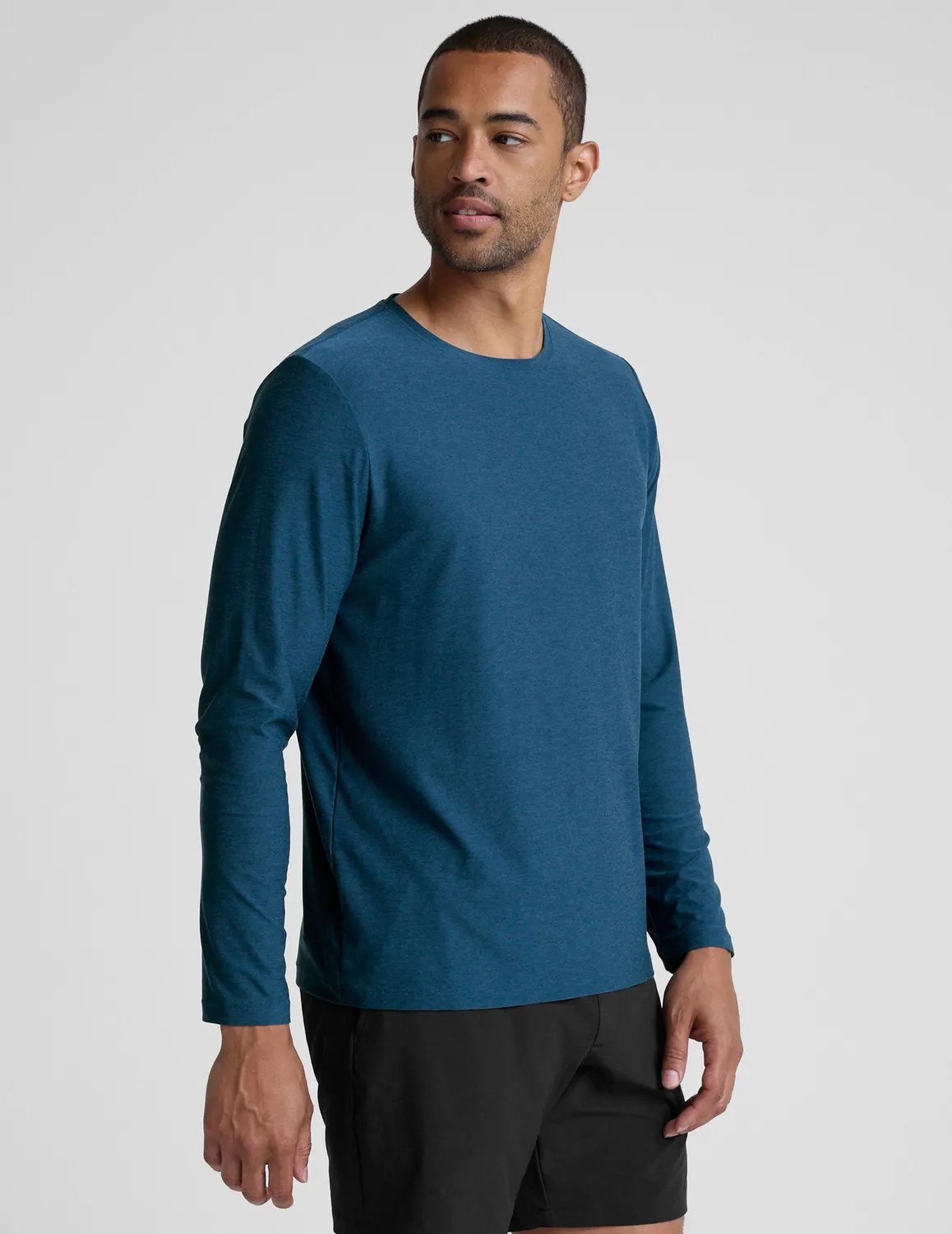 Beyond Yoga Always Beyond Long Sleeve Crew 2.0 tröja Dark Cobalt