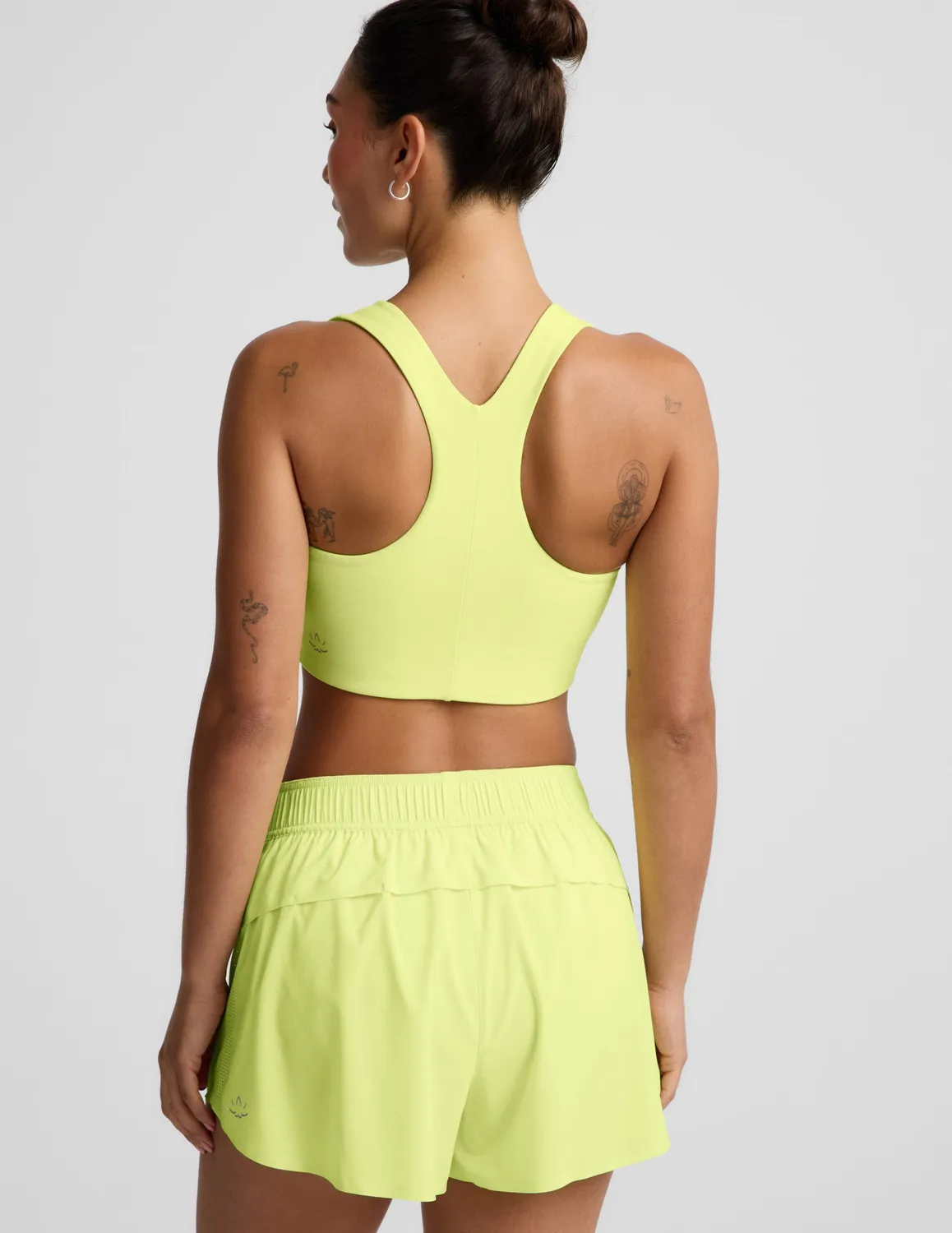 Beyond Yoga Spacedye Simplicity Long Line Bra 2.0 sport-bh Lime