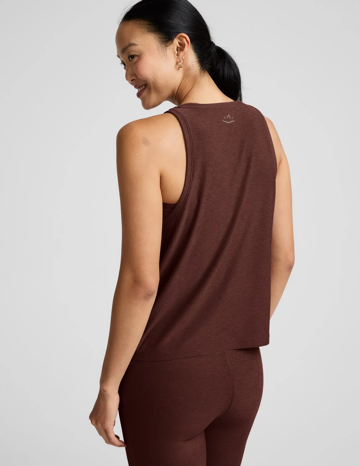 Beyond Yoga Featherweight Rebalance Linne Iced Mocha luftigt