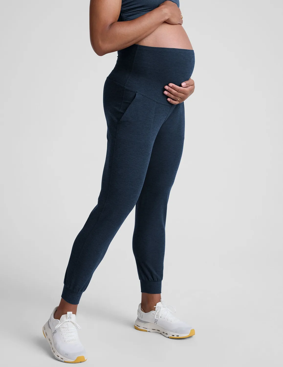 Beyond Yoga Spacedye Beyond the Bump jogger Nocturnal Navy