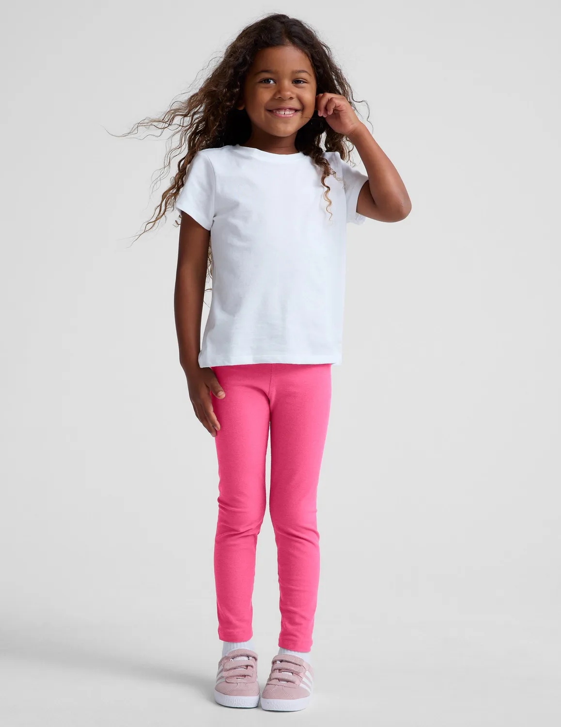 Beyond Yoga Spacedye Toddler Legging barntights Pink mjuk