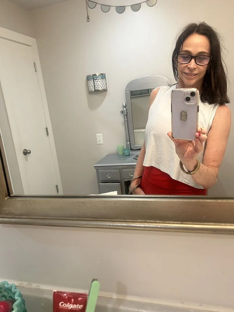 Beyond Yoga Featherweight Minimal Cropped Tank linne Silver Mist