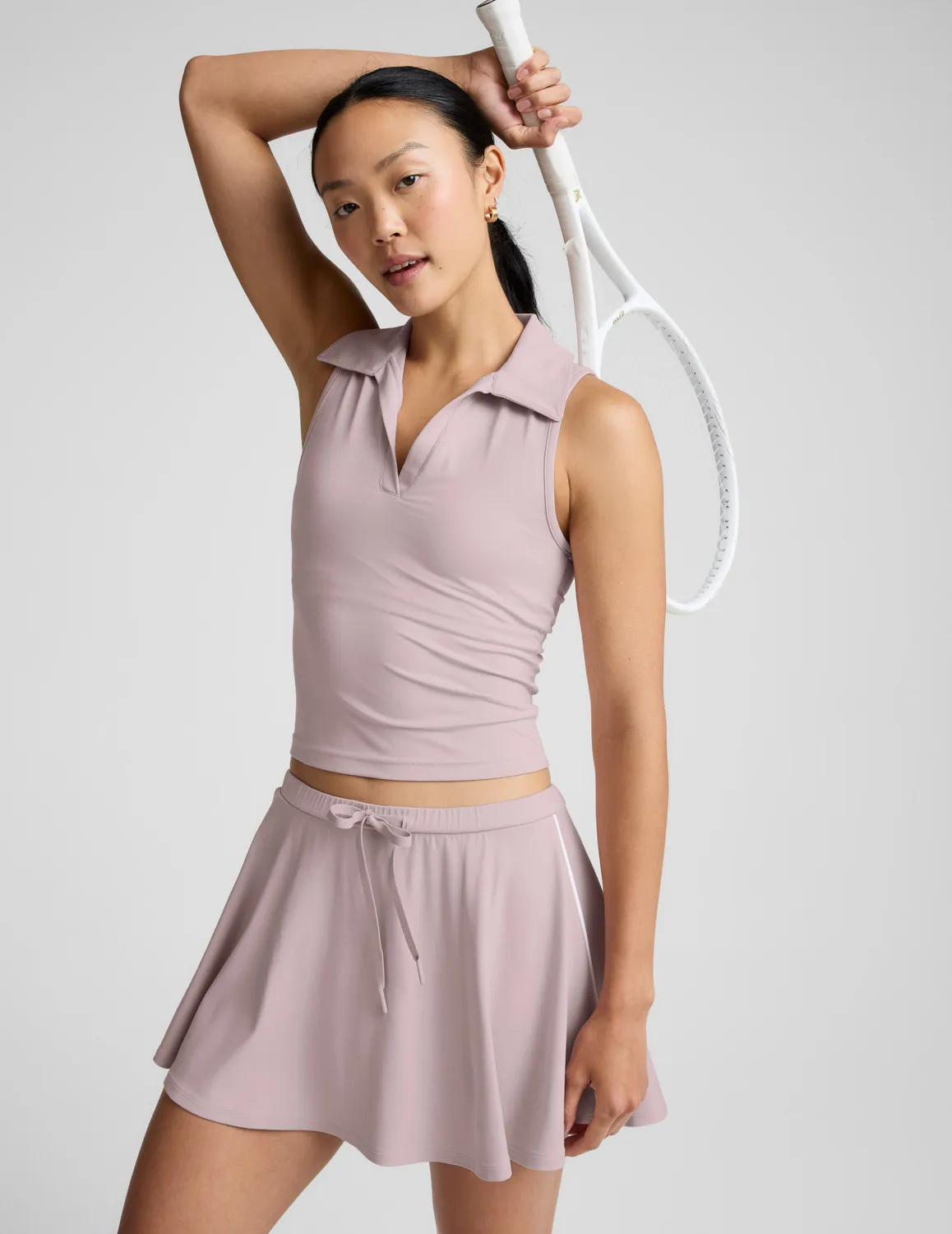 Beyond Yoga Sport Active Drawcord Mini Skirt kjol Blush Blooms blommig