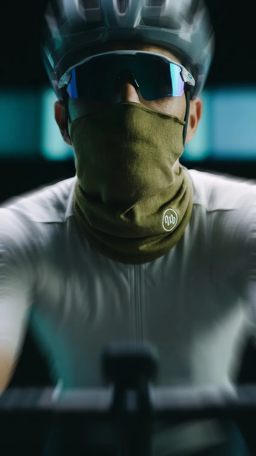 MB Wear Neck Warmer Winter halsvärmare svart ullmix