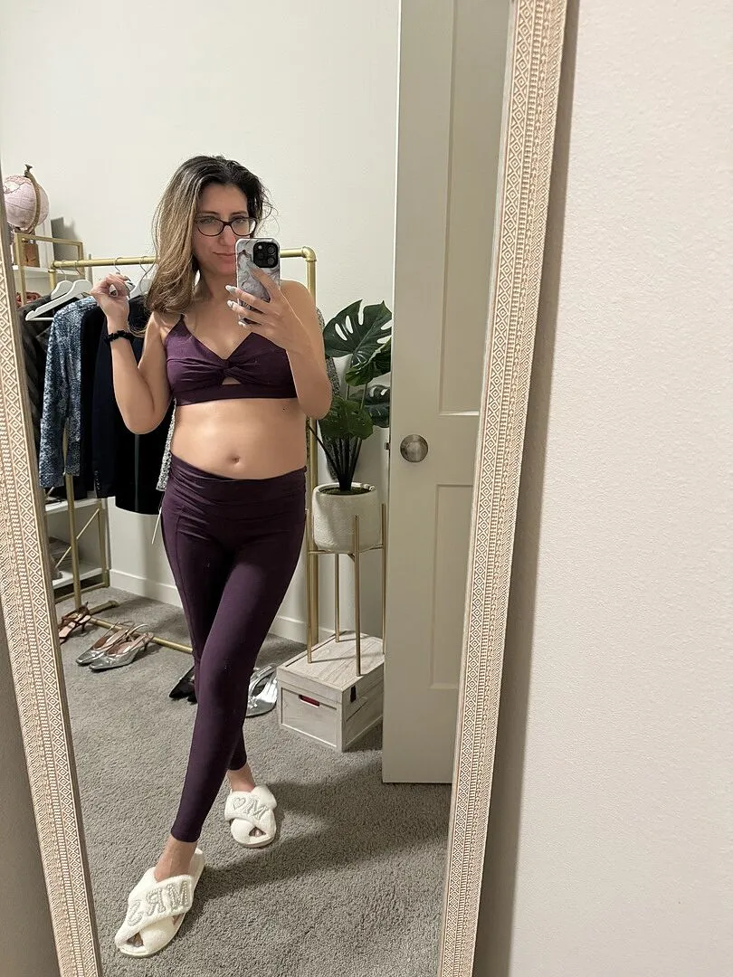 Beyond Yoga Featherweight One & Only Maternity Tee grå lång