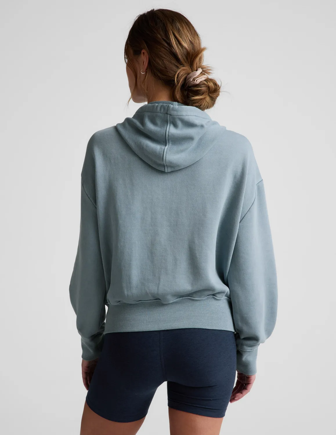 Beyond Yoga Fade Out Full Zip Hoodie hoodie marinblå avslappnad