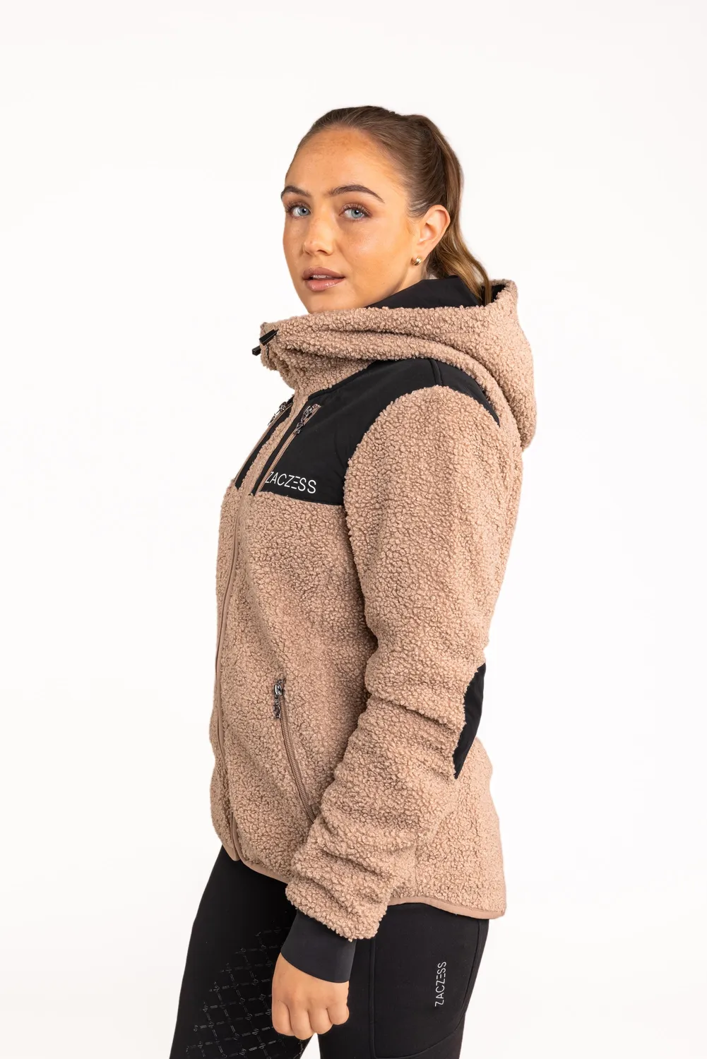 ZacZess Devon pilejacka beige vindstoppande luva