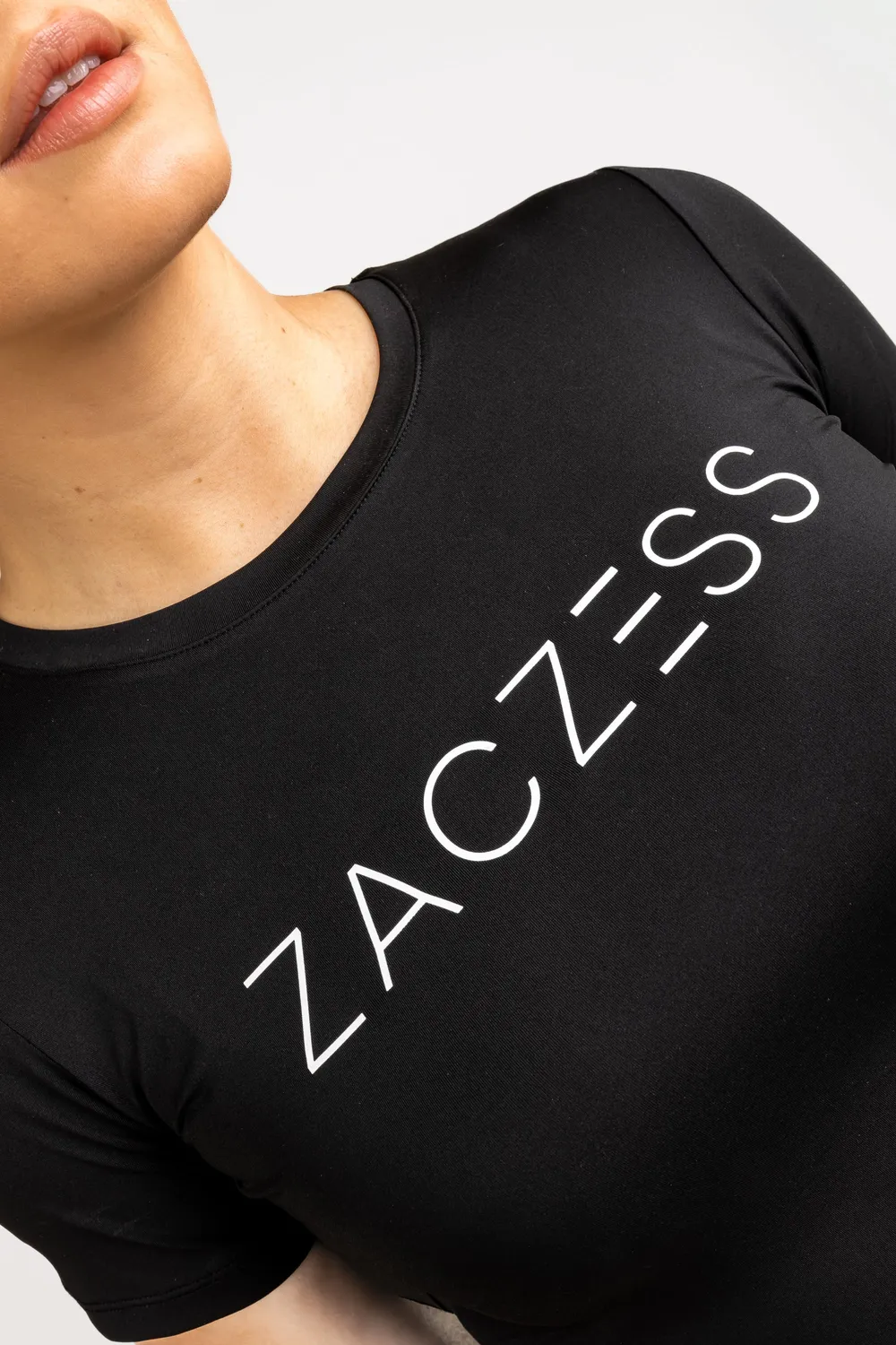 ZacZess Sofia Black t-shirt svart snabbtorkande