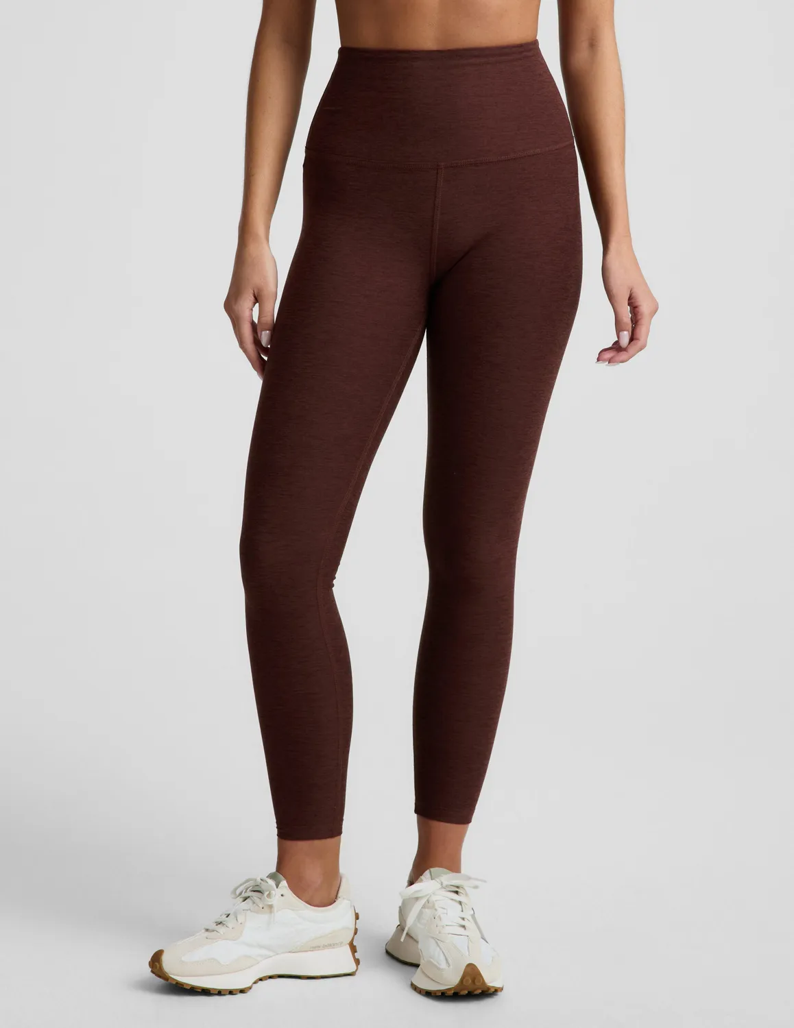 Beyond Yoga Spacedye Caught In The Midi High Waisted leggings Mocha mjuk