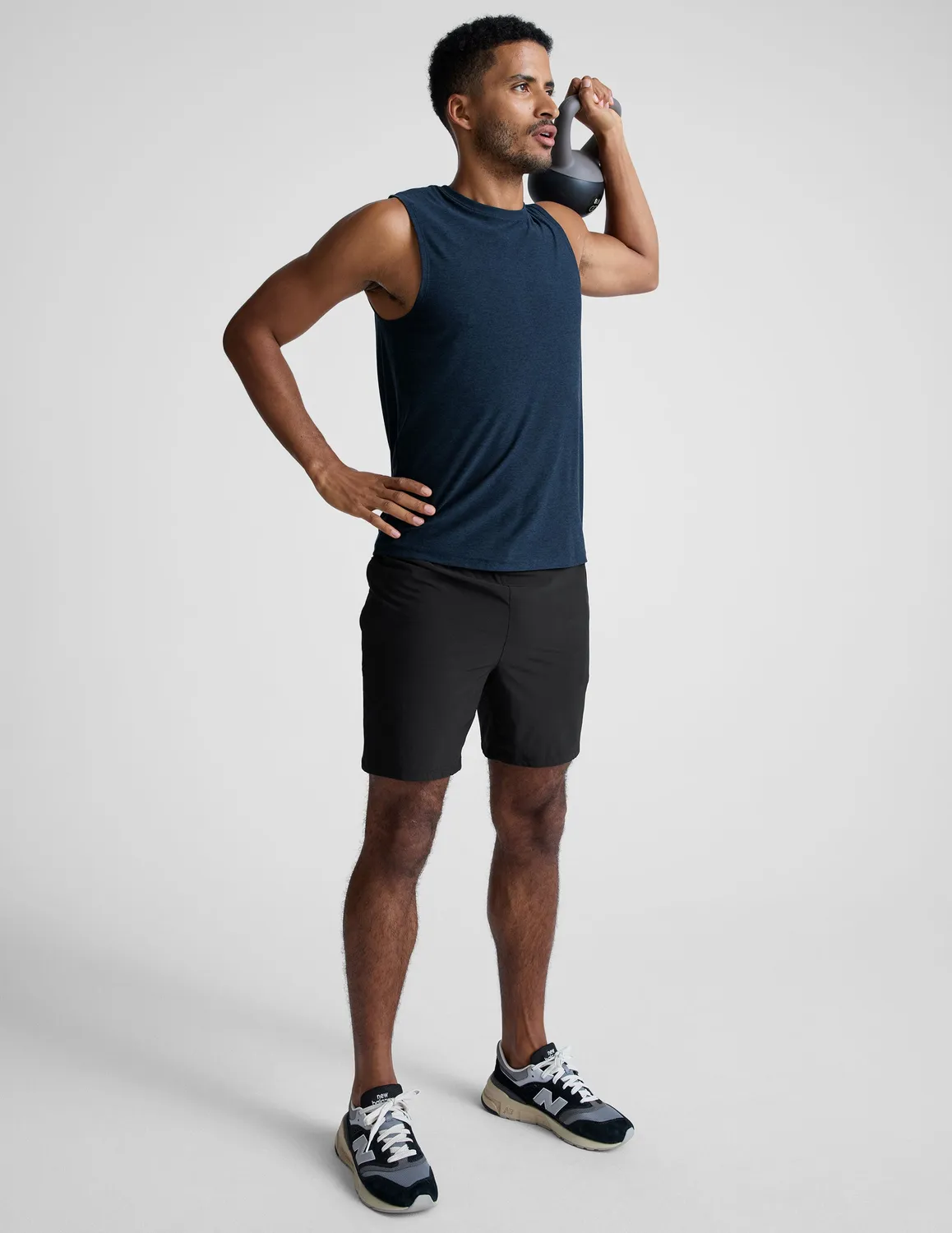Beyond Yoga Always Beyond Muscle Tank 2.0 muskellinne marinblå