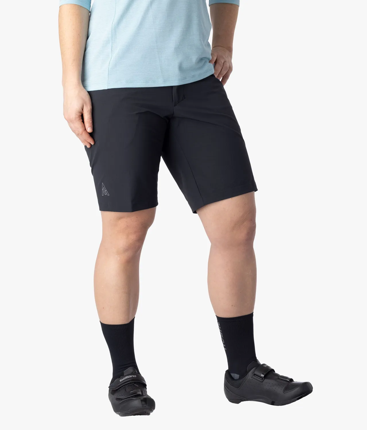 7MESH Farside 8" shorts dam svart lätt