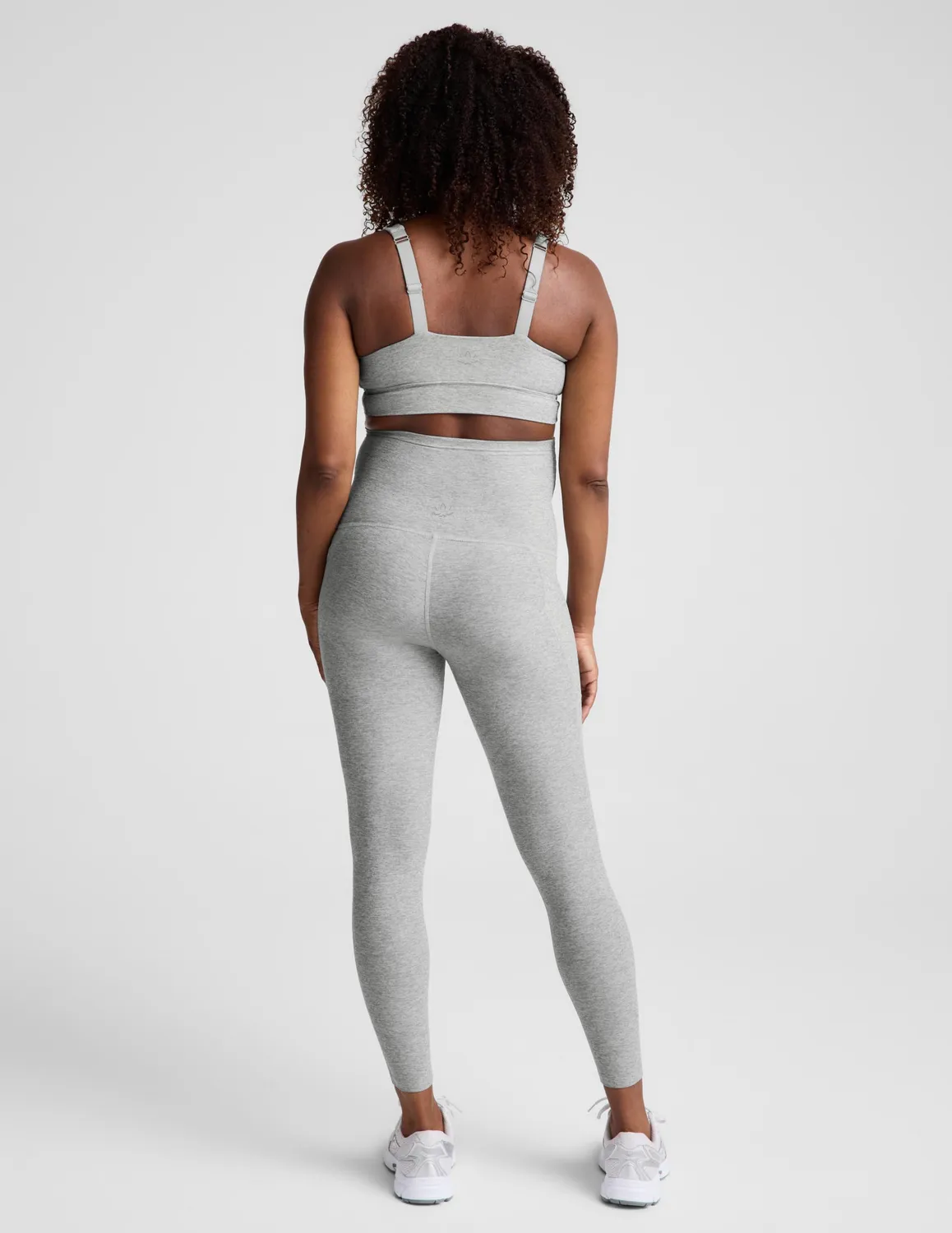 Beyond Yoga Spacedye Love the Bump mammaleggings Silver Mist midi