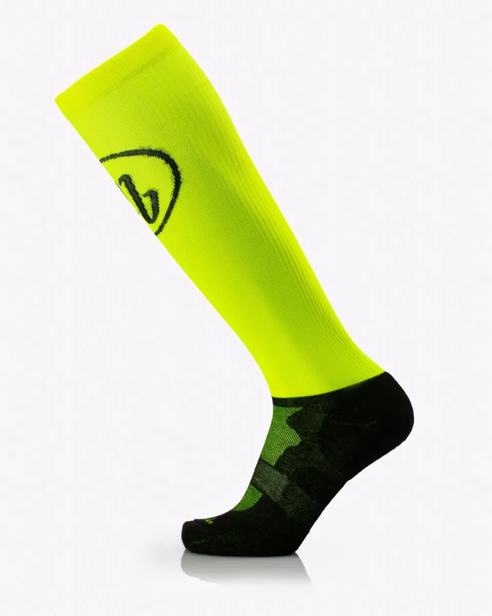 MB Wear MB Trek lungo löparstrumpor gul fluo långa
