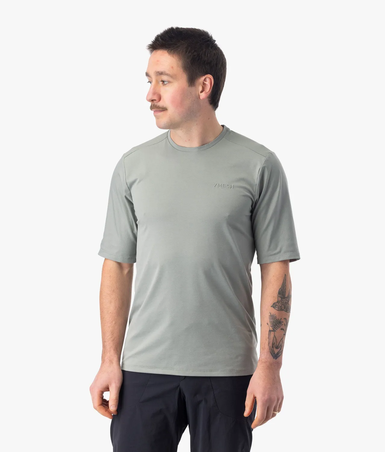 7MESH Atlas Short Sleeve Shirt herr t-shirt svart UPF30+