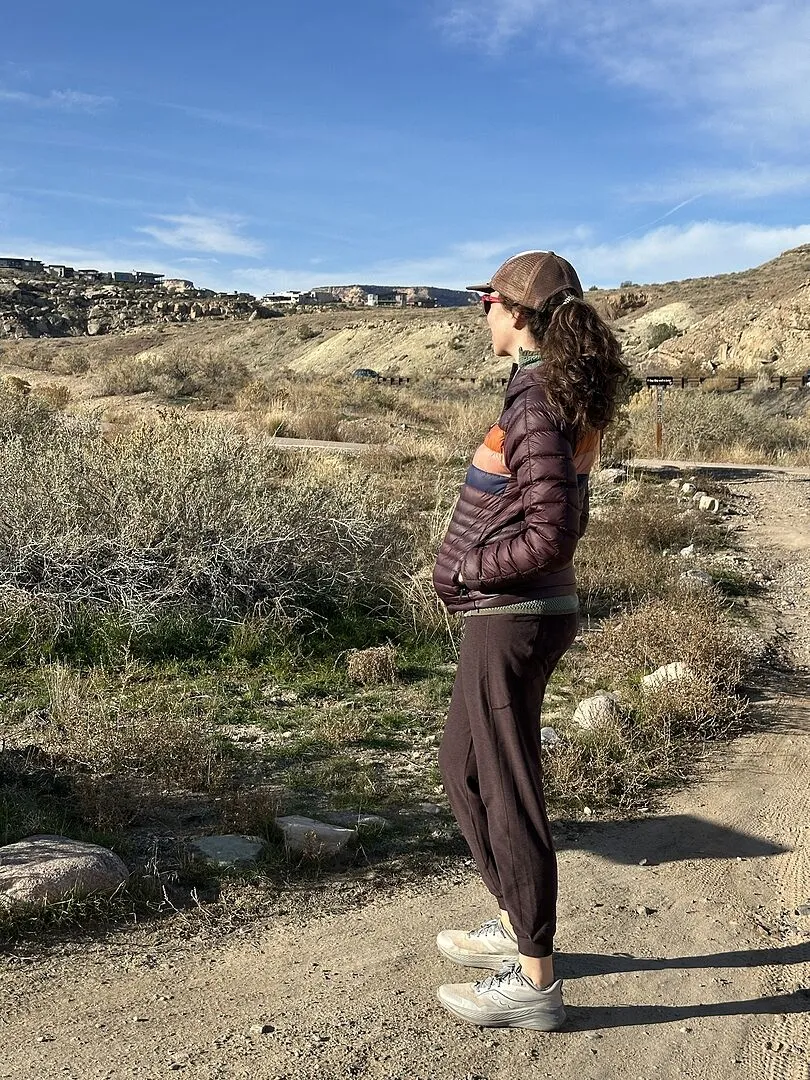 Beyond Yoga Spacedye Go Pocket Jogger mjukisbyxor mörkbrun med fickor