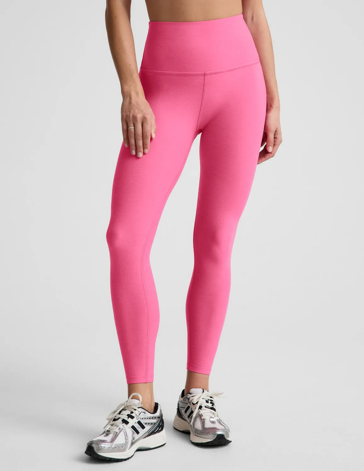 Beyond Yoga Spacedye Caught In The Midi High Waisted leggings Luscious Pink mjuk