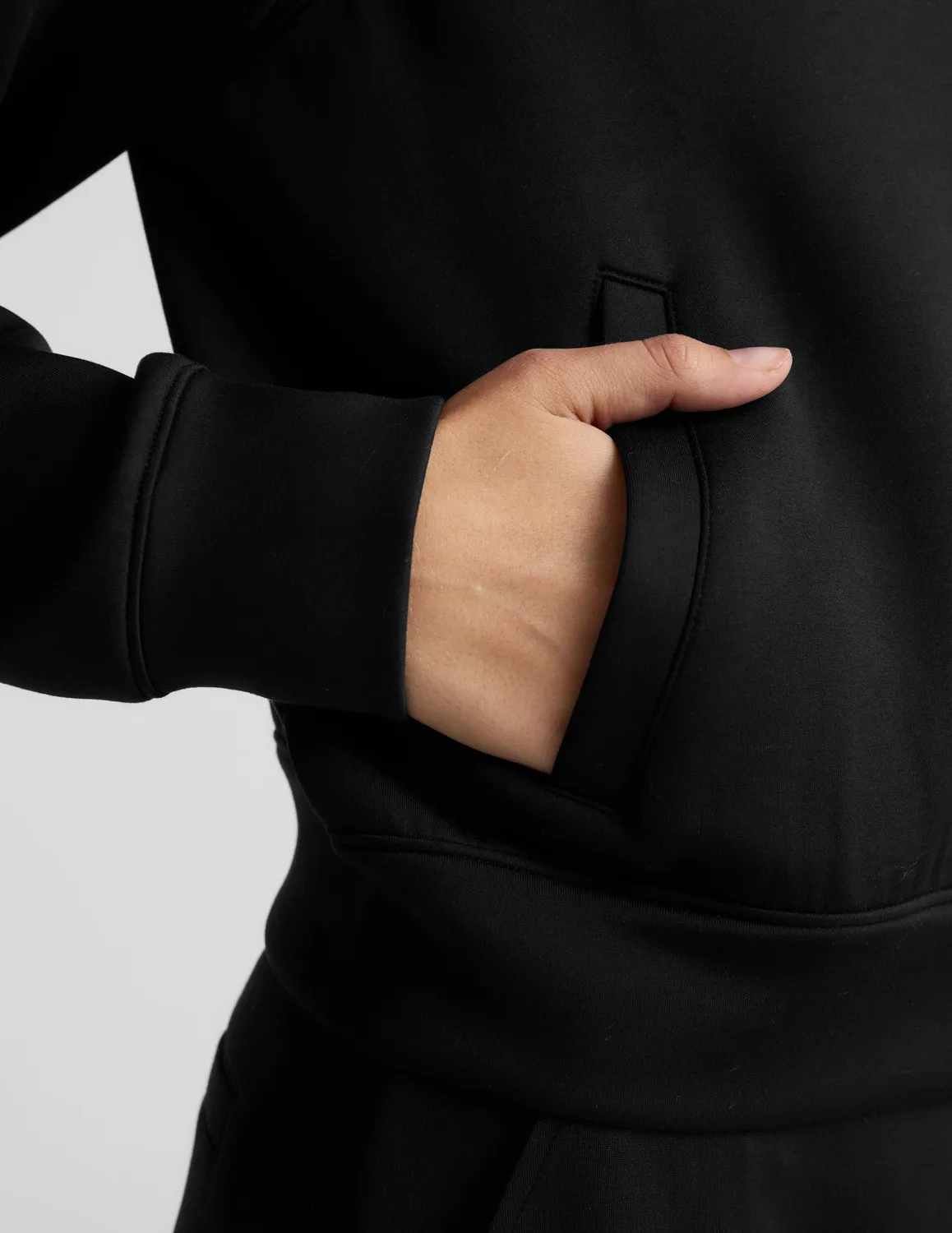 Beyond Yoga In The Flow Bomber bomberjacka Svart med fickor