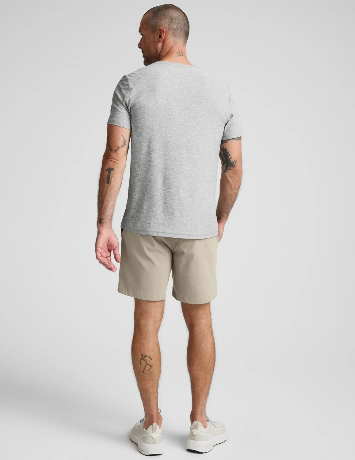 Beyond Yoga Element Chino Short 7" shorts herr Bark fickor