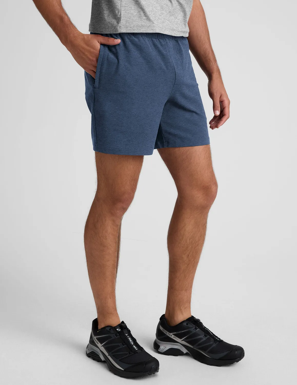 Beyond Yoga Spacedye Unlimited shorts Ocean Indigo melerad