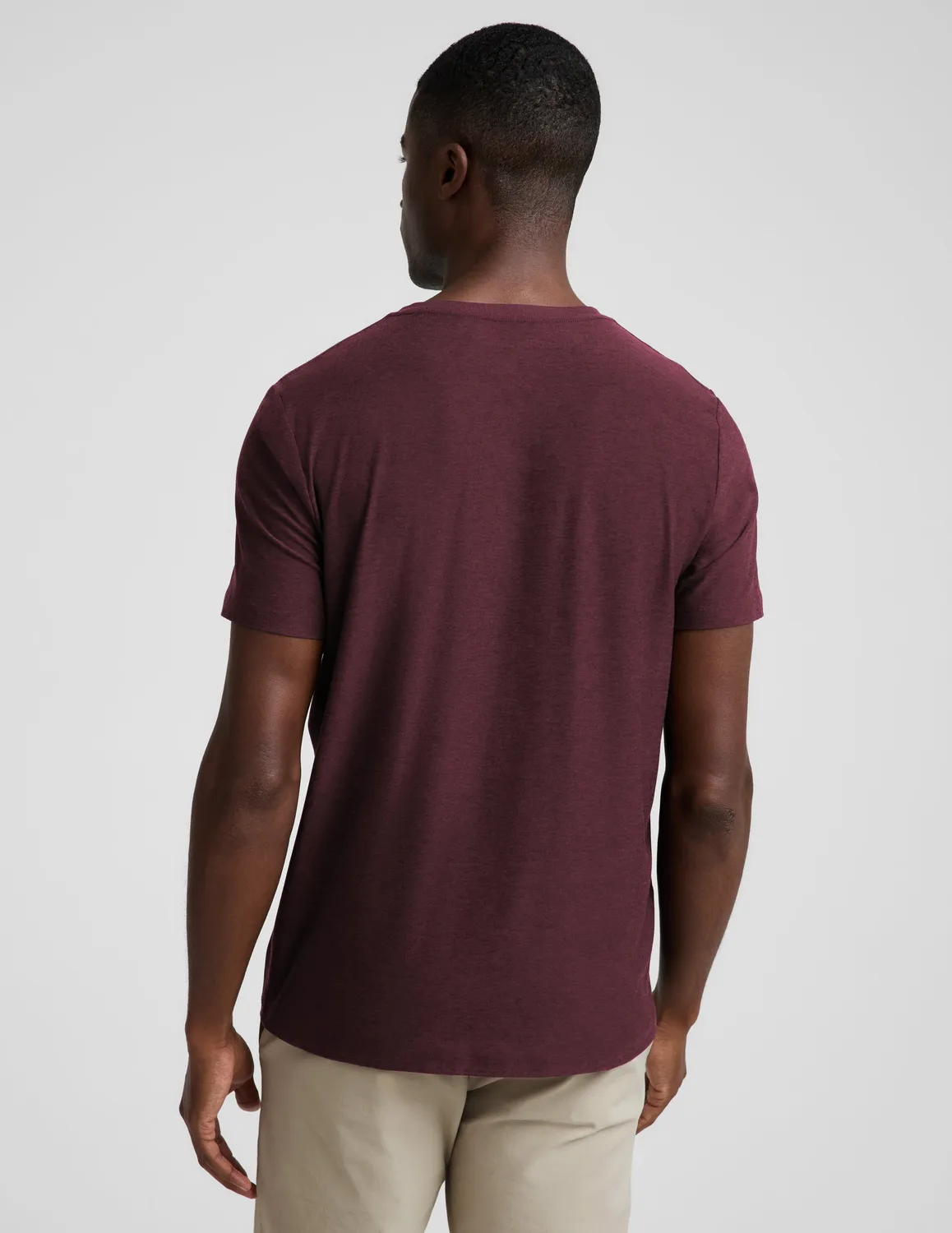 Always Beyond Men's Crew Tee 2.0 t-shirt Cabernet melerad