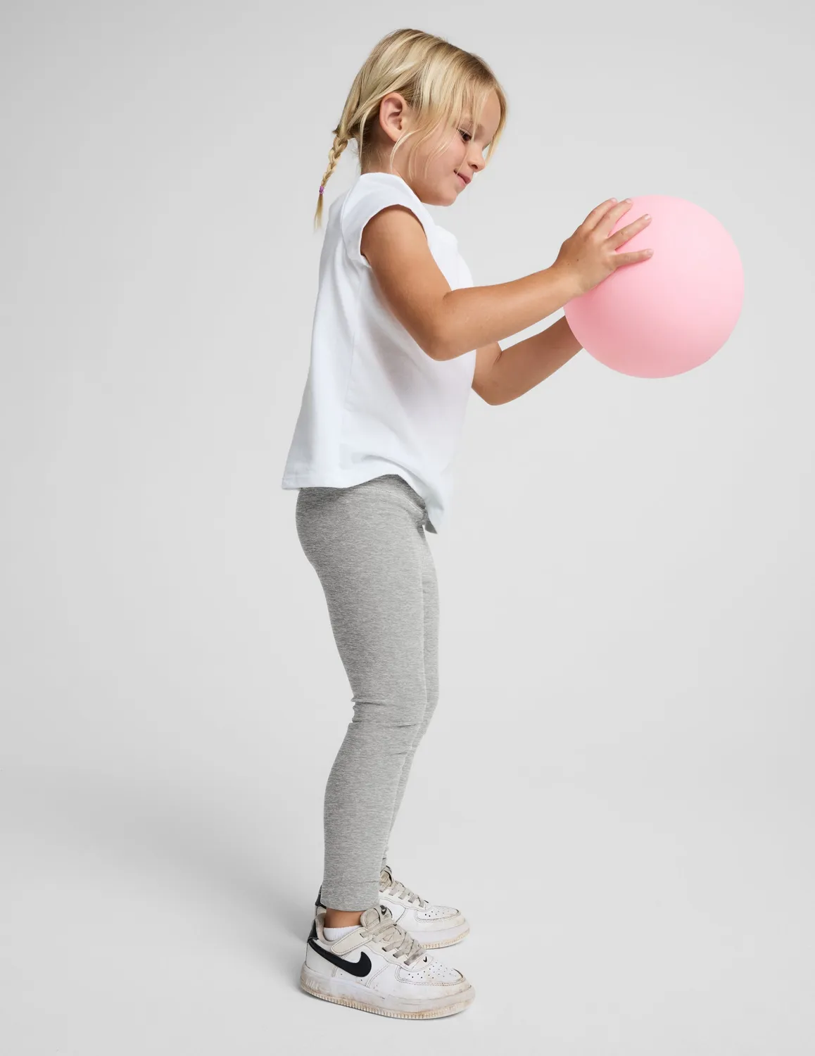 Beyond Yoga Spacedye Toddler Legging barntights Silver Mist mjuk