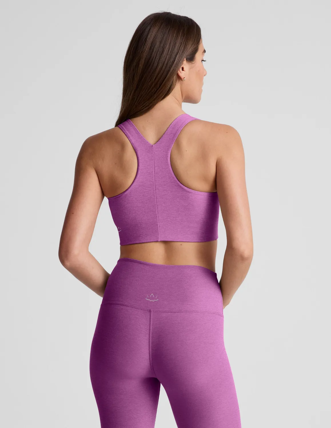 Beyond Yoga Spacedye Simplicity Long Line Bra 2.0 sportbh Fun Fuchsia mellanstöd