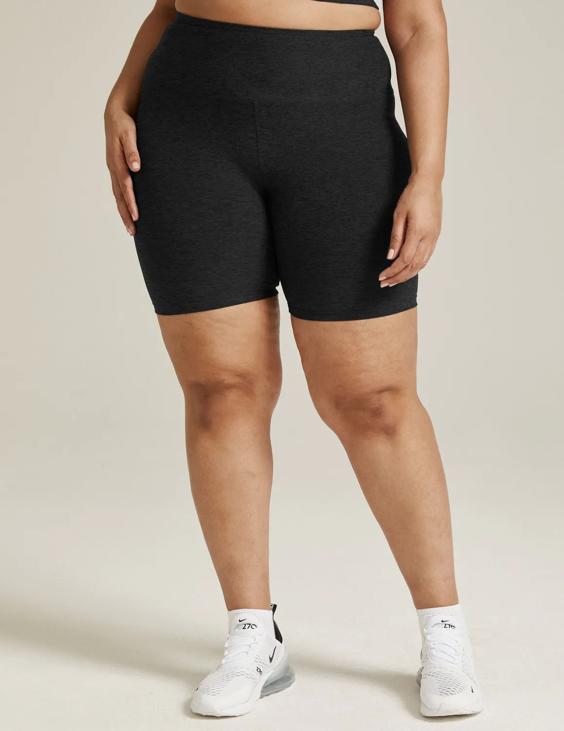 Beyond Yoga Spacedye Keep Pace 7 träningsshorts darkest night