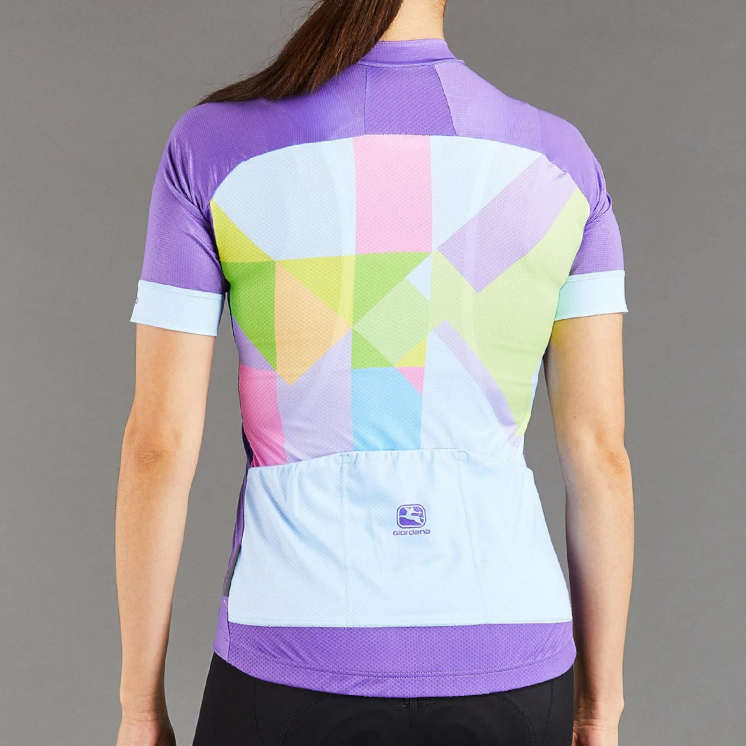Giordana Moda Geometria Tenax Pro cykeltröja lila