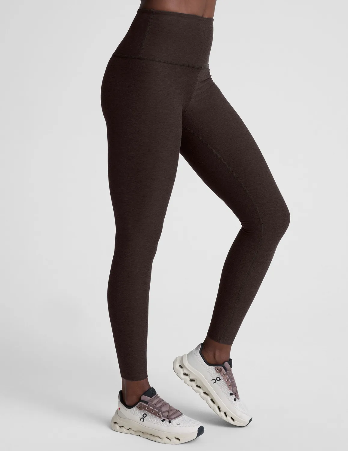 Beyond Yoga Spacedye Vitalize leggings Dark Chocolate Heather lång