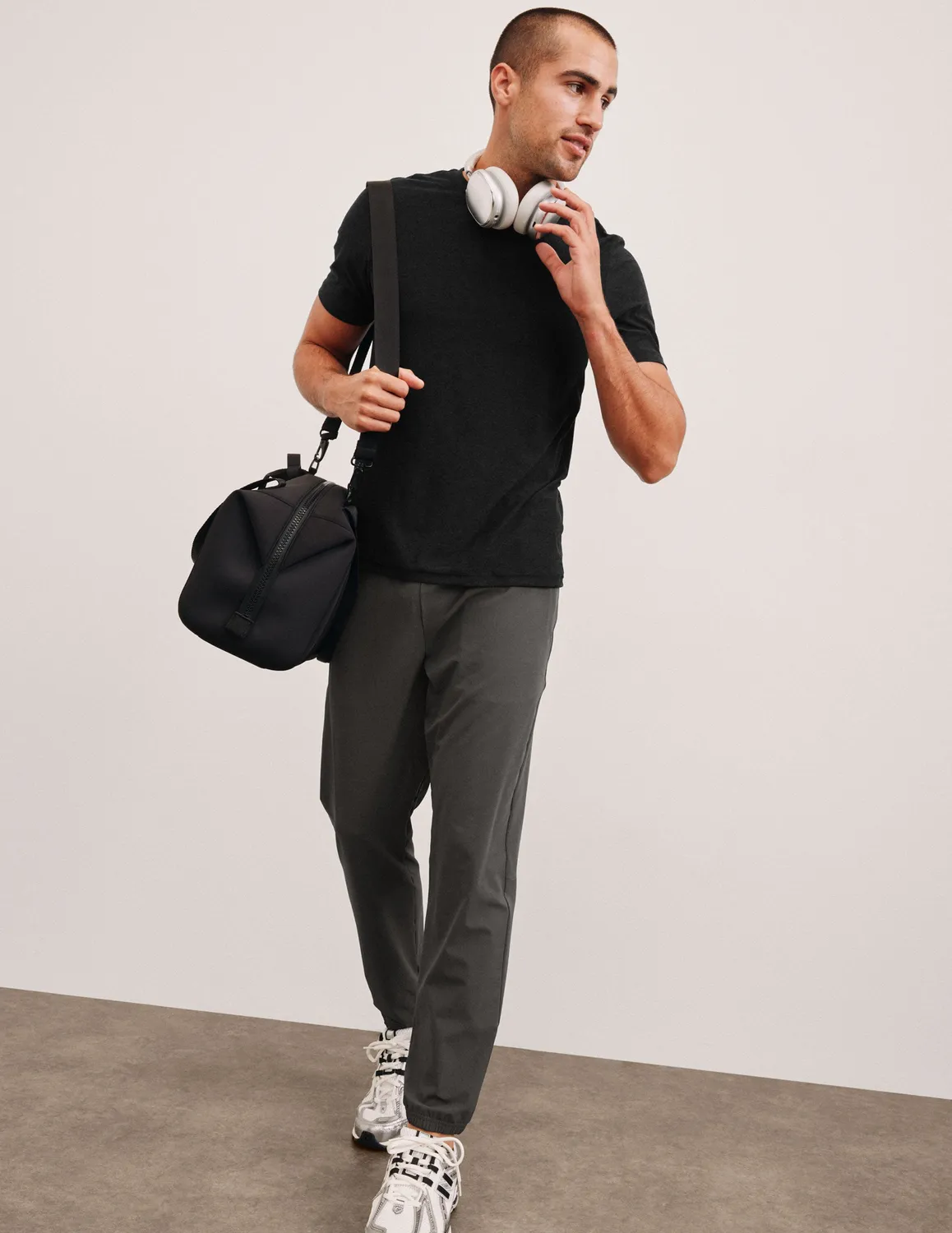 Beyond Yoga On The Go jogger Graphite herr stretch