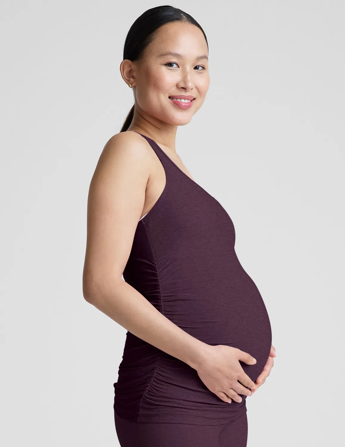 Beyond Yoga Featherweight Let It Grow Racerback mammalinne lila