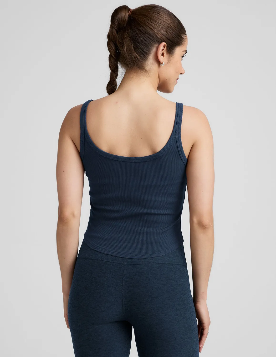 Beyond Yoga Rib Classic Tank linne nocturnal navy