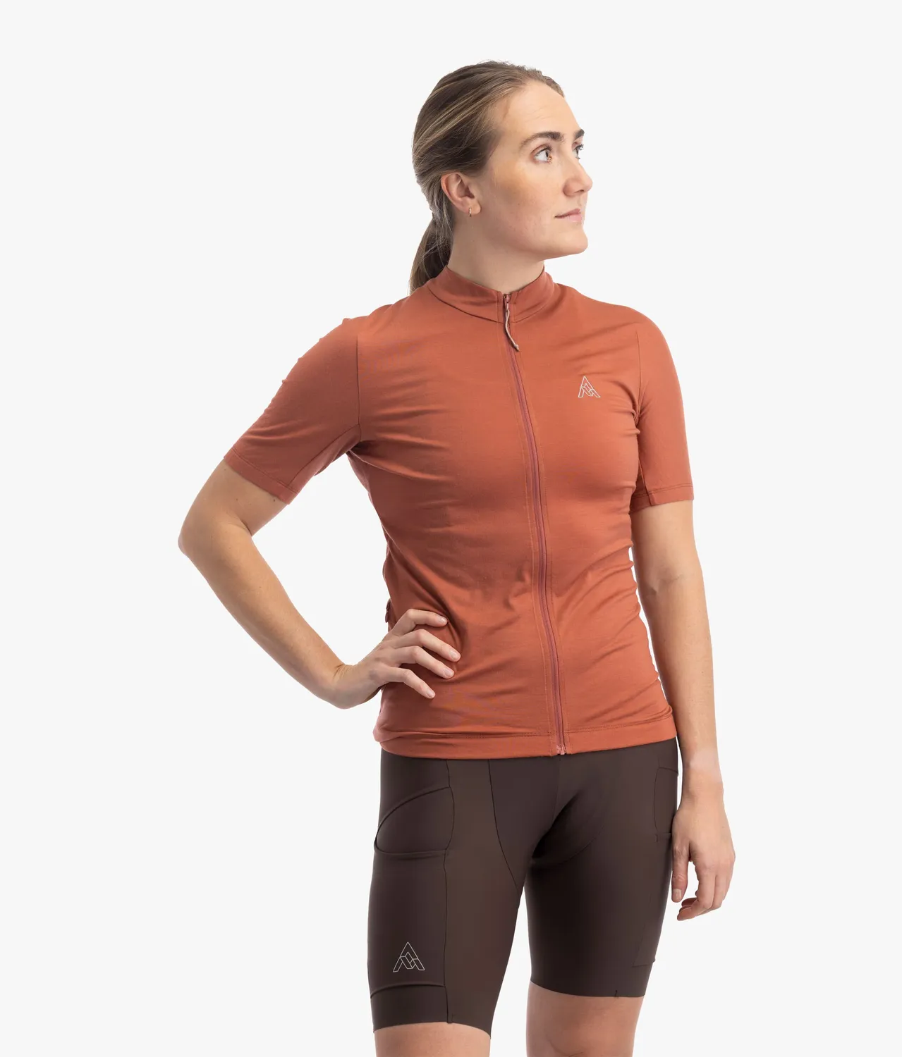7MESH Ashlu Merino cykeltröja Toffee mjuk