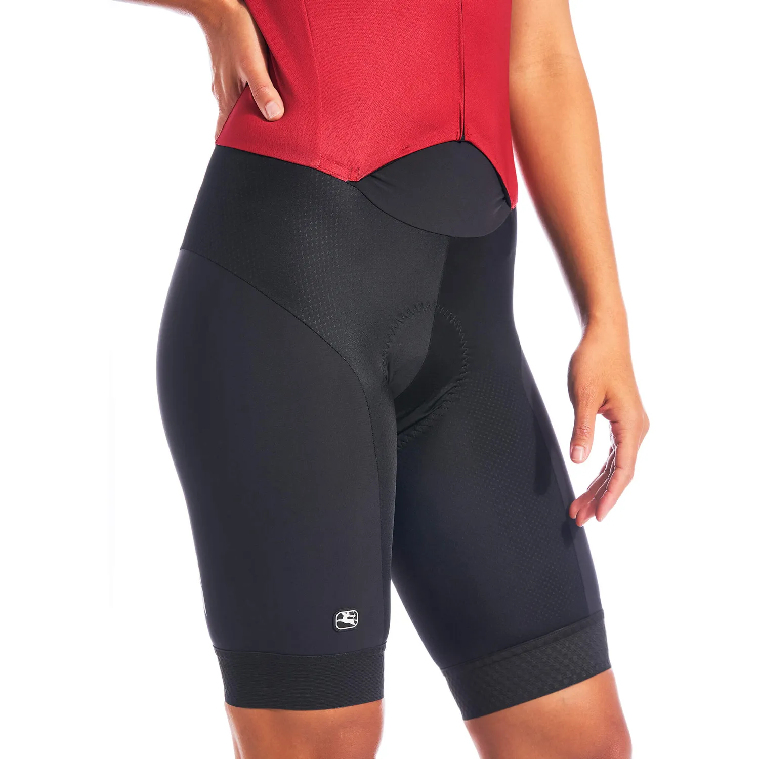 Giordana SilverLine Doppio Suit cykeldräkt dam granatröd med chamois