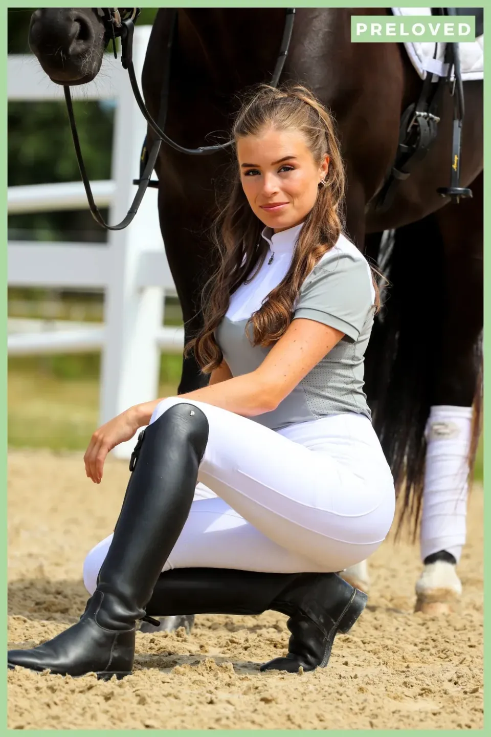 ZacZess Competition leggings M vit fullsko begagnad