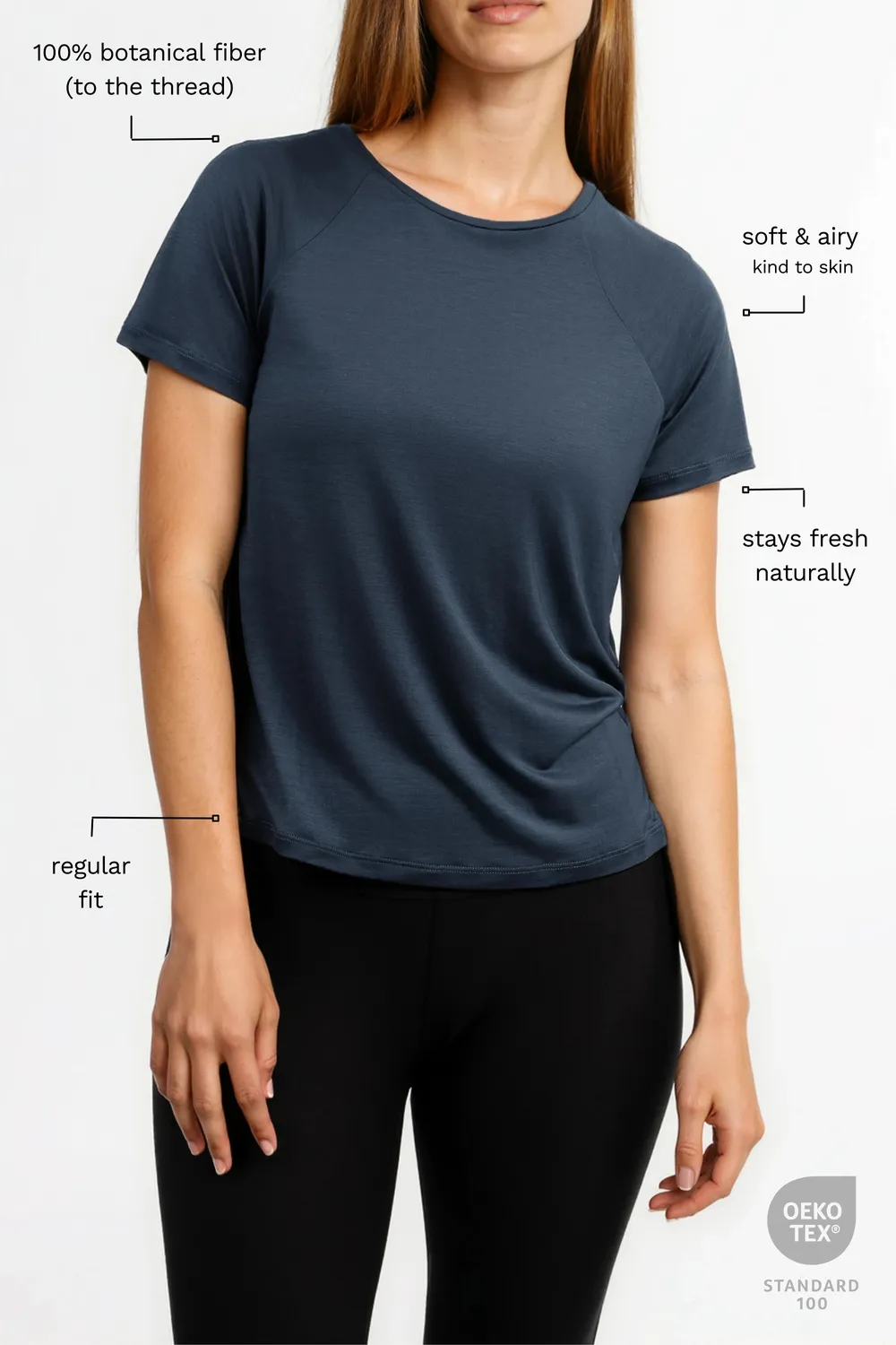 Tripulse AER Relaxed t-shirt midnight black sval