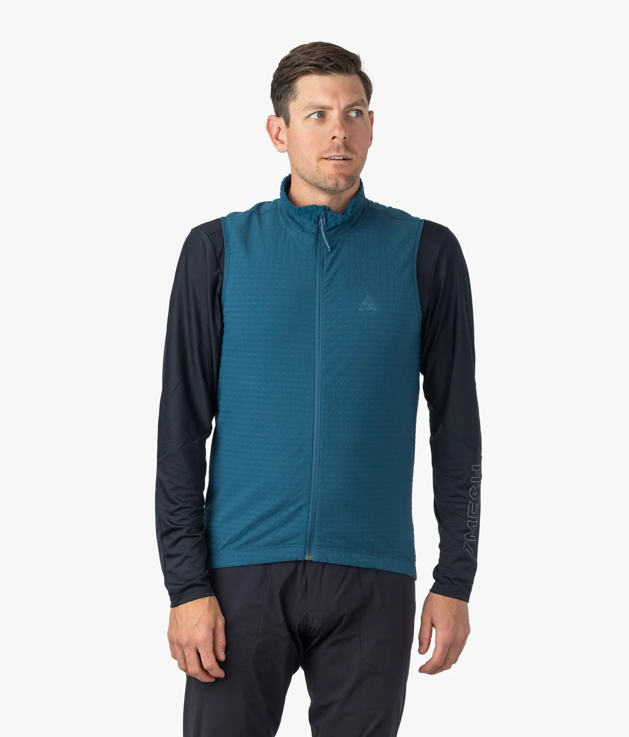 7MESH Chilco cykelväst Deep Sea termisk