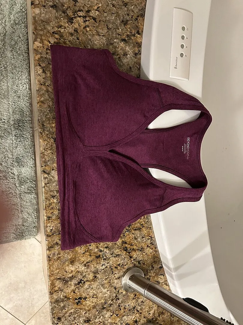 Beyond Yoga Spacedye Lift Your Spirits Bra sportbehå Storm Heather