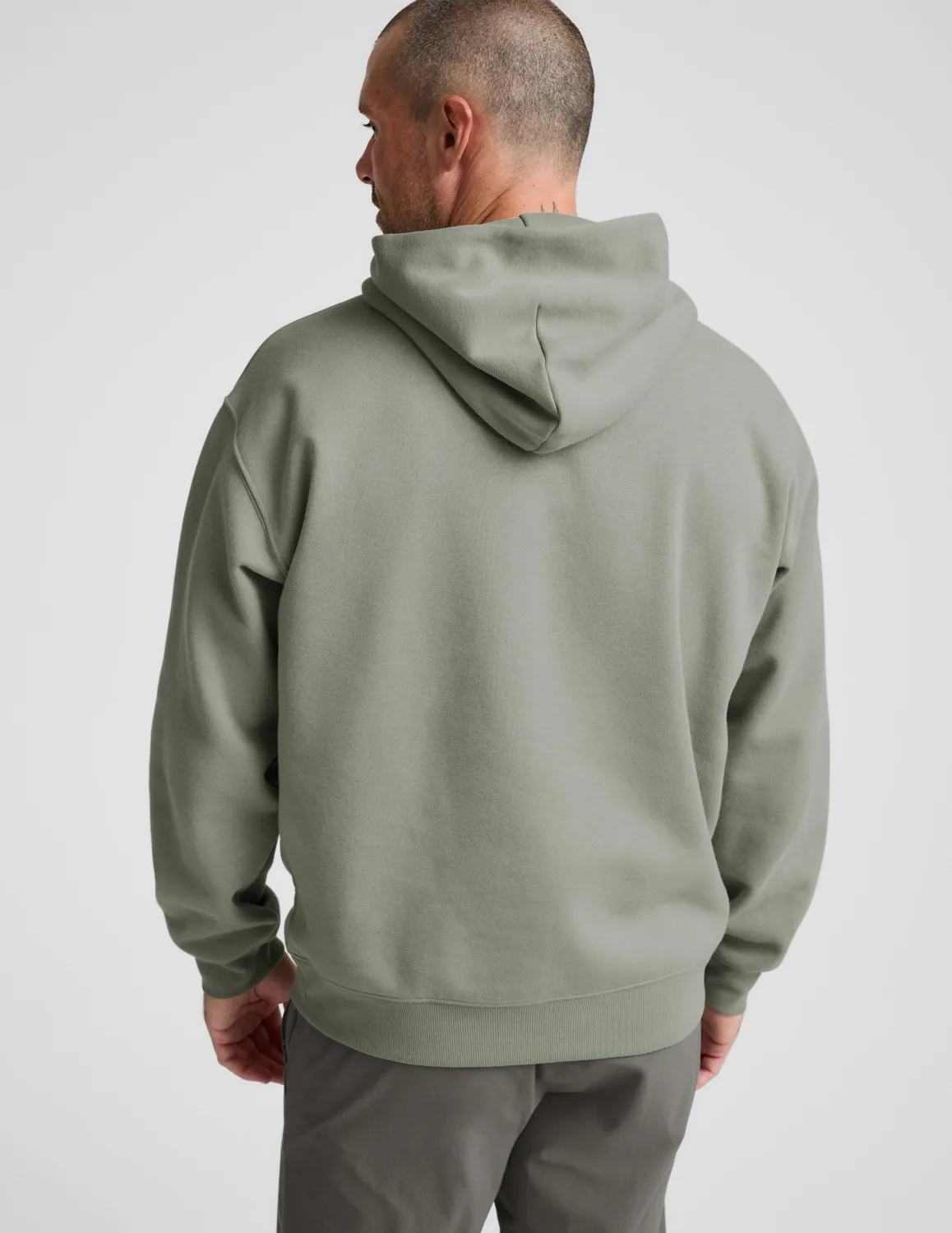 Beyond Yoga LuxeFleece Classic hoodie grey sage fleece