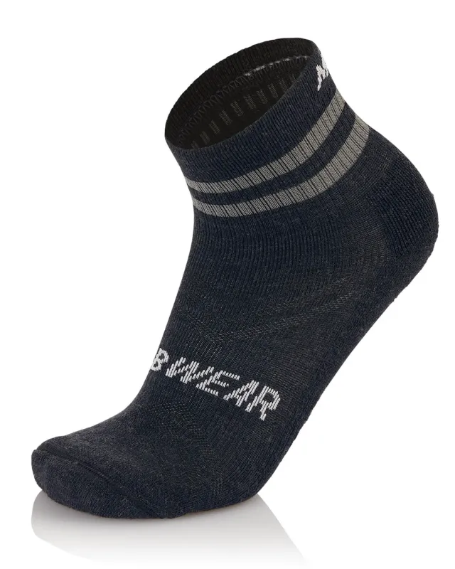 MB Wear Hiking Low vandringsstrumpor svart merino