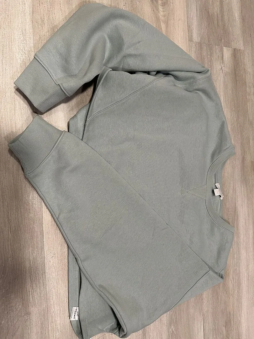 Beyond Yoga LuxeFleece Cropped sweatshirt Marine Blue blå
