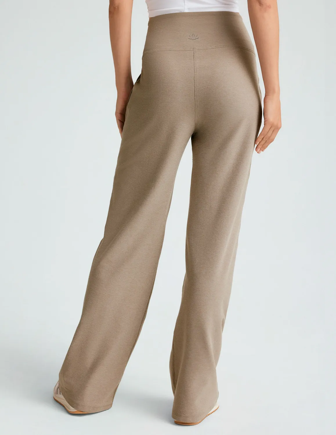 Beyond Yoga Spacedye Laid Back Wide Leg Pant 31 byxor Birch Heather